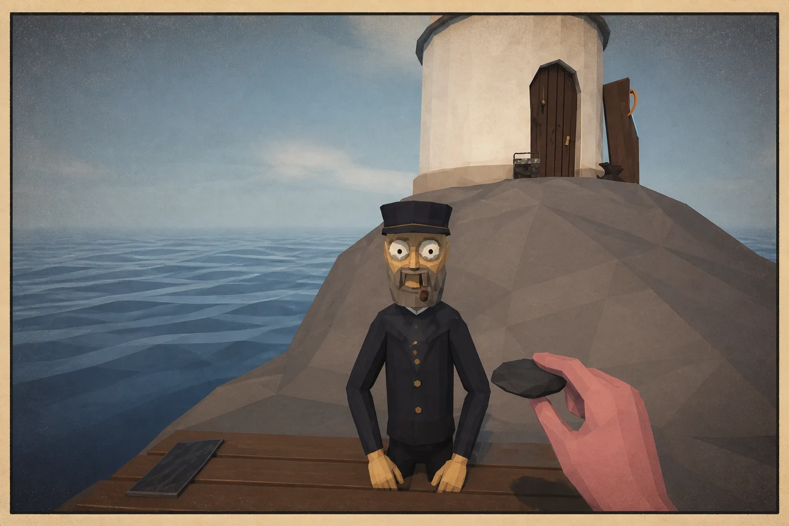Start at the Lighthouse in How to Fish gameplay